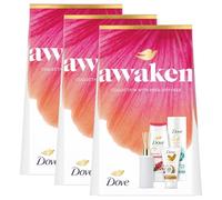 Dove Awaken Collection Gift Set for Women with Revive Bodywash, Soothing Body Lotion, Coconut Hand Cream & Reed Diffuser, 3 Pack - Nourishing Skincare & Fragrance Combo - Ideal Beauty Gift Set