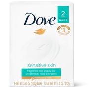 DOVE BAR SENSITIVE SKIN UNSCNT 2 X 3.75 OZ 106 g (Pack of 2), Sensitive Skin