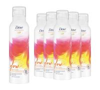 Dove Bath Therapy Glow Shower & Shave Mousse w/ Orange & Rhubarb, 6x200ml
