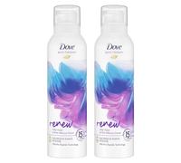 Dove Bath Therapy Renew Shower and Shave Mousse with Wild Violet and Pink Hibiscus Scent Vegan, Cruelty-Free Creamy Texture Body Wash Make Your Skin Soft and Re-energised 200ml, 2 Pack