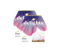 Dove Beauty Bar Delights 'gift Set', Original & Pink Soaps With Bamboo Tray Pink 1 pack