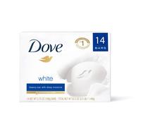 Dove Beauty Bar Gentle Cleanser for Softer and Smoother Skin with 1/4 Moisturizing Cream White More Moisturizing than Bar Soap 3.75 oz 14 Bars