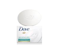 Dove Beauty Bar Sensitive Skin Cleanser Hypo-Allergenic Fragrance Free Moisturizing for Gentle Soft Skin Care Original Made With 1/4 Moisturizing Crea