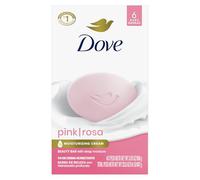 Dove Deep Moisturising PInk 135g x 6 Gentle Cleanser for Softer and Smoother Skin with 1/4 Moisturising Cream PINK More Moisturizing than Bar Soap,135gm Pack of 6