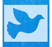 Dove Bird Flying Stencil: Mylar Airbrush Wall Art Painting Crafts 4| DIY-A4 Stencil - Design Size (170mm 210mm)