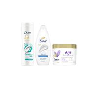 Dove Body Care Collection with Hydrating Shower Butter, Gentle Nourishing Body Wash & Nourishing Lotion, Complete Daily Skincare Routine for Soft, Smooth Skin
