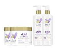 Dove Body Love Age Embrace Duo - 2 Pack with Peptide Cleanser & Shower Butter, Daily Skincare Essentials to Revitalise, Smooth & Strengthen Skin for a Youthful-Looking Appearance
