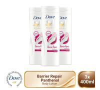 Dove Body Love Barrier Repair Body Lotion Panthenol Protect, 400ml 3 Pack