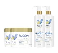 Dove Body Love Moisture Duo Hyaluronic Cleanser & Moringa Shower Butter 2 Pack Each.