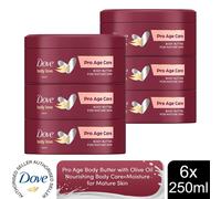 Dove Body Love Pro Age Body Butter Nourishing Moisturiser 250ml 6 Pack
