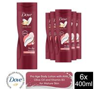 Dove Body Love Pro Age Body Lotion With AHA, Olive Oil & Vitamin B3 400ml 6 Pack