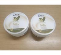 DOVE SILKY NOURISHING BODY CARE X 2 - 300ML JUST £12.79 FREE POSTAGE