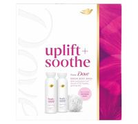 Dove Body + Mind Gift Set, Serum Body Wash with Dragon Fruit and Lavender, Shower Puff Included, Skin Nourishing Self-Care Essentials, Uplifting and Calming Fragrance Duo, Daily Skincare Gift