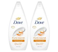 Dove Body Wash 0% Sulfate SLES for Women Made with Naturally Derived Cleansers and Plant Based Moisturiseres Gently Cleanses for Softer and Smoother Skin, 720ml (Buy 2, Fruity Nourish)
