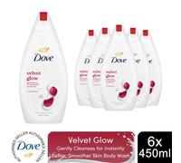 Dove Body Wash Moisturising Cream Caring/Pampering/Soothing 3x, 6x or 12x, 450ml