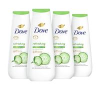 Dove Body Wash Refreshing Cucumber and Green Tea 4 Count Refreshes Skin Cleanser That Effectively Washes Away Bacteria While Nourishing Your Skin 20 oz