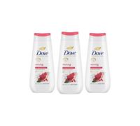 Dove 'body Wash' Reviving For 24Hrs Renewing Micromoisture, 3X 225Ml In White White One Size