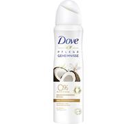 Dove Care Secret Regenerating Ritual Coconut and Jasmine Blossom Fragrance 0% Deodorant Spray Pack of 6 x 150 ml