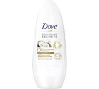 Dove Care Secrets Roll-On Regenerating Ritual Deodorant without Aluminium with Coconut and Jasmine Blossom Fragrance 50 ml Pack of 6