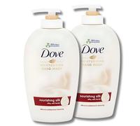 Dove Caring Hand Wash Nourishing Silk - 250ml Bottles, Pack of 2, Luxurious Hydrating Formula with Silk Protein for Soft, Smooth Hands, Gently Cleanses and Nourishes Daily