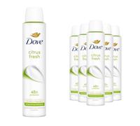 Dove Citrus Fresh Anti-Perspirant Aerosol 48H Sweat & Odour Protection 200ml,6Pk