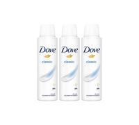 Dove Classic 'antiperspirant' 48H Sweat Protection Deo For Women 150Ml,3Pk In White White
