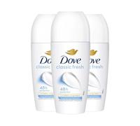 Dove Classic Fresh 48H Antiperspirant Deodorant Roll-On for Women, 3x50ml