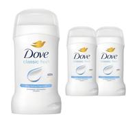 Dove Classic Fresh Anti-Perspirant Cream, Pack of 3, Deodorant for Women with Pro-Ceramide Technology for 48 Hours of Protection Against Sweat, 50 ml