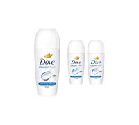 Dove Classic Fresh Roll On Antiperspirant Long Lasting Fragrance, 3X50Ml In White White