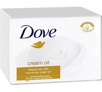 Dove Cleansing Bar Cream Oil Beauty Cream Bar Soap, Pack of 6 x 100 g)