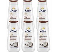 Dove Coconut Body Wash 225ml x6 - Advanced Care Revive & Renew - Moisturising