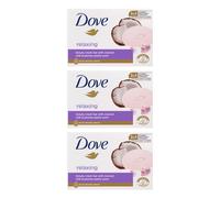 Dove Coconut & Jasmine Petals Moisturizing Soap Bar 90g x 4 - Pack of 3