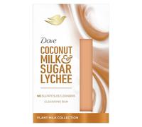 Dove Coconut Milk & Sugar Lychee Beauty Bar whole body bar enriched with plant milk for soft and smooth skin 141 g