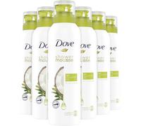 Dove Coconut Oil Shower and Shave Mousse 200ml - 6 x Pack