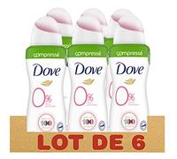 Dove Compressed Deodorant 0% Invisible Care 100 ml (pack of 6)
