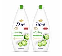 Dove Cucumber Green Tea Refreshing Shower Gel 2 Pack500ml Moisturising Body Wash