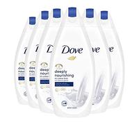 Dove Deeply Nourishing Bodywash Soft Smooth Skin Moisturiser - Pack of 6 x 450 ML