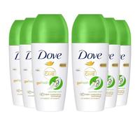 Dove Deodorant Roll On Advance Care Go Fresh Cucumber Scent 72H Odour Protection Anti-Transpirant and Anti-Perspirant for Women with Triple Moisturising Technology 50ml, 6 Pack