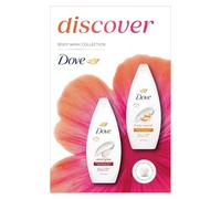 Dove Discover Duo Gift Set Body Wash Collection with a shower puff perfect gifts for her 2 piece