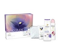Dove Discover Favourites Selection Gift Set with a beauty bag gifts for her 3 piece
