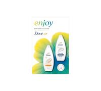 Dove Enjoy Duo Base -Gentle Body Wash & Lotion Pamper Skincare 'gift Set' Multi