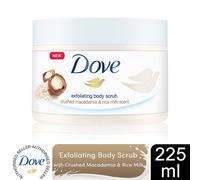 Dove Shower Body Scrub Jar Crushed Macadamia and Rice
