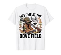 Dove Field Hunter Shotgun Bird Hunting Season Value Graphic T-Shirt