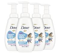 Dove Foaming Body Wash For Kids Cotton Candy Hypoallergenic Skin Care, 13.5 Fl Oz, Pack of 4