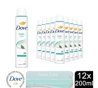 Dove Fresh Anti-Perspirant with 48H Sweat Protection Deo for Women 200ml, 12pk