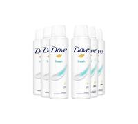 Dove Fresh with ¼ moisturising cream Anti-perspirant Deodorant Spray for 48 hours of protection 6 x 150 ml