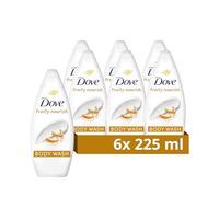 Dove Fruity Nourish Body Wash Body Cleanser shower gel with plant-based moisturisers for softer, smoother skin after one shower 6x 225 ml
