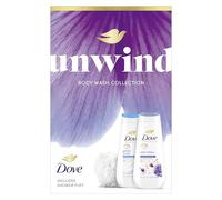 Dove Unwind Duo Gift Set 2 body washes and a shower puff perfect for any occasion 2 piece