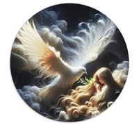 Dove Girl 1000 Piece Jigsaw Puzzle For Adults Educational Games Stress Relief Puzzle Exercise The Memory of The Brain for Men, Women, Elders, Seniors 1000pcs (67.5x67.5cm)