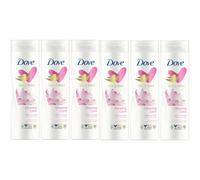 Dove glowing lotus Flower & Rice Milk body lotion 250ml (Pack of 6)